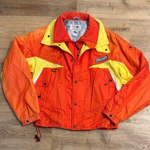 Vintage Spyder Orange and Yellow Jacket